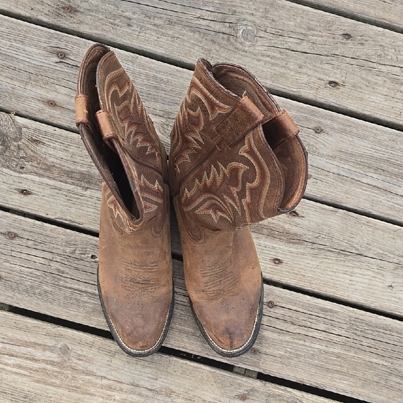 Tony Lama Brown Western Boots Size 13 - Picture 2 of 6